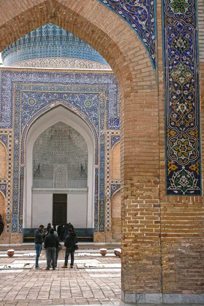 Samarkand Uzbekistan November 2019 Gur Amir Eller Guri Amir Kungens — Stockfoto