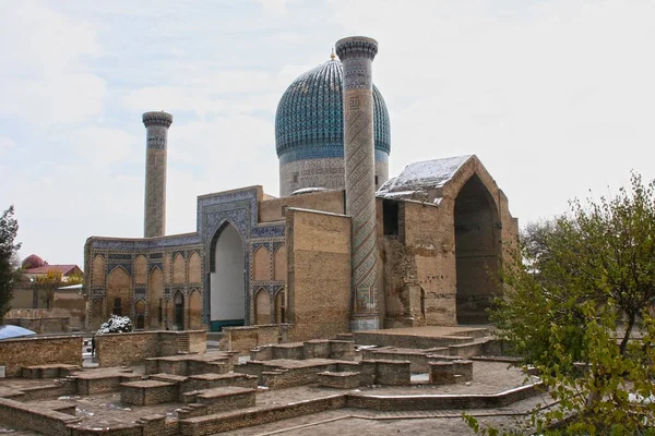 Samarkand Uzbekistan Listopada 2019 Gur Amir Lub Guri Amir Grób — Zdjęcie stockowe