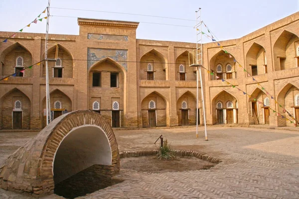 Khiva Uzbekistan Grudnia 2019 Zewnątrz Qutlugh Murad Inaq Madrassa Dziedzictwo — Zdjęcie stockowe