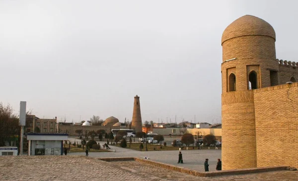 Khiva Ouzbékistan Décembre 2019 Architecture Historique Itchan Kala Centre Ville — Photo