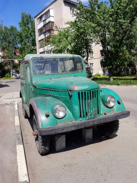 Jekaterynburg Rosja Maja 2021 Vintage Rosyjski Samochód Ulicy — Zdjęcie stockowe