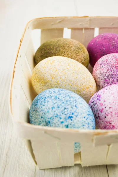 Huevos de Pascua salpicados —  Fotos de Stock