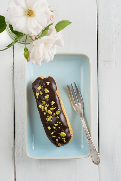 Çikolata fıstıklı pasta — Stok fotoğraf