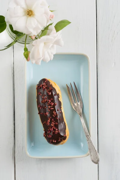 Çikolata frambuazlı pasta — Stok fotoğraf