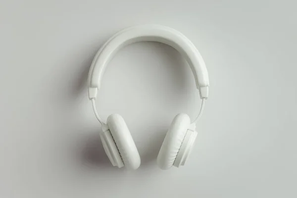 Auriculares blancos Ilustración 3D —  Fotos de Stock