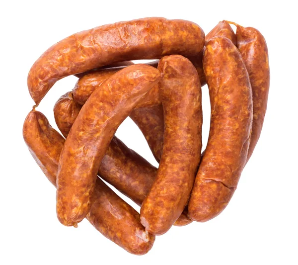 Smoked pork sausages — Stock Photo, Image