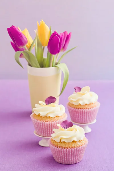 Dekorerade cupcakes — Stockfoto