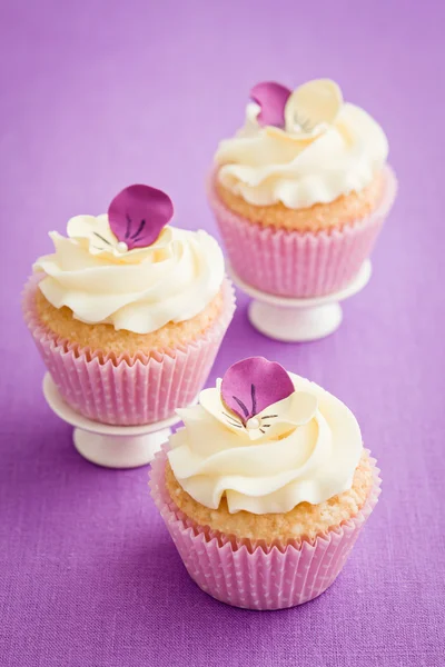 Decorated cupcakes — Stock Photo, Image