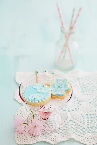 Baby shower sugar coolies — Stock Photo, Image