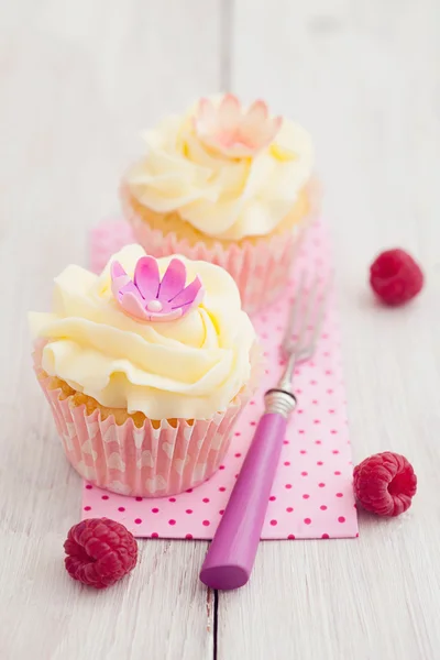 Two cupcakes — Stock Photo, Image