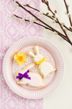 Paskalya tavşanı şekerli kurabiye