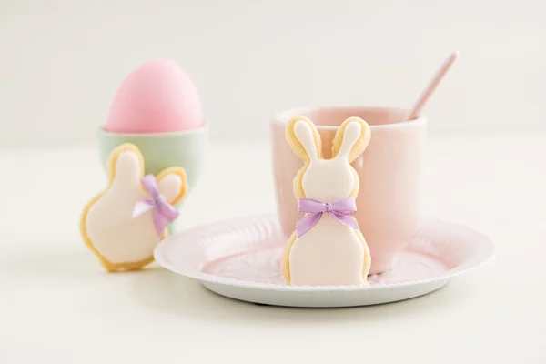Easter bunny sugar cookies — Stock Photo, Image