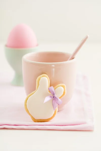 Biscoito de açúcar de coelho de Páscoa — Fotografia de Stock