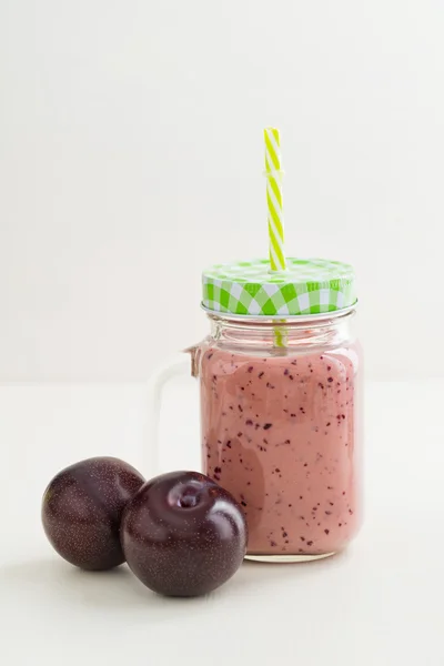 Smoothie in een glas — Stockfoto