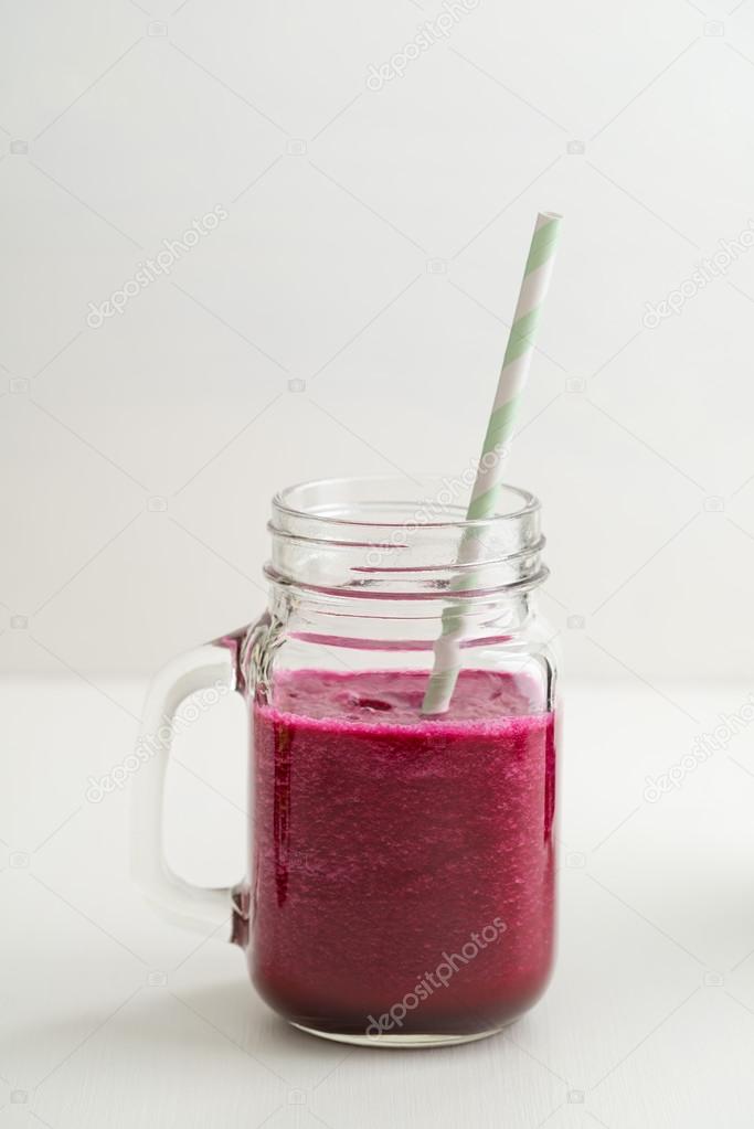 Smoothie in a glass