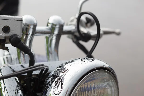 De close up van motorfiets wiel — Stockfoto