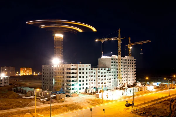 Edificios altos en construcción —  Fotos de Stock