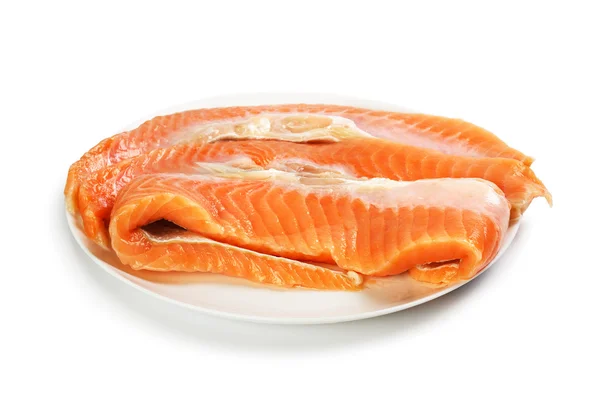 The trimmings salmon salt — Stock Image The trimmings salmon salt Stock Picture