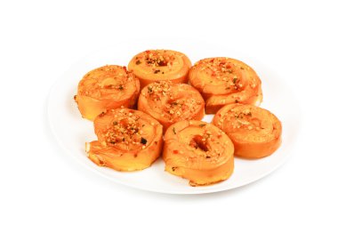 Kalamar rulo baharatlar ile füme