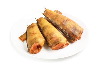 Notothenia plaka üzerinde füme