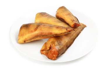 Notothenia plaka üzerinde füme