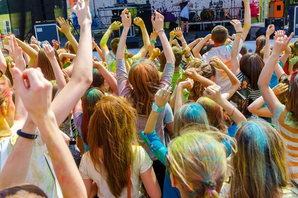 Hayır insanlar dans holi Festivali