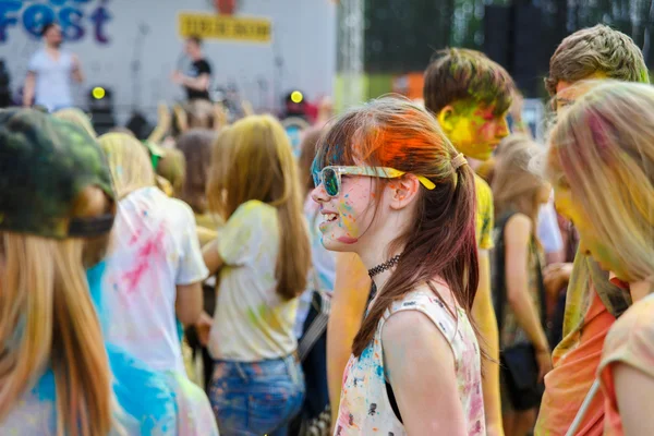 stock image The annual festival of colors ColorFest