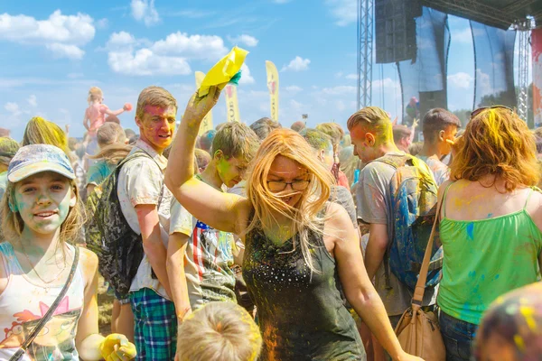 Coroczny festiwal kolorów Colorfest — Zdjęcie stockowe