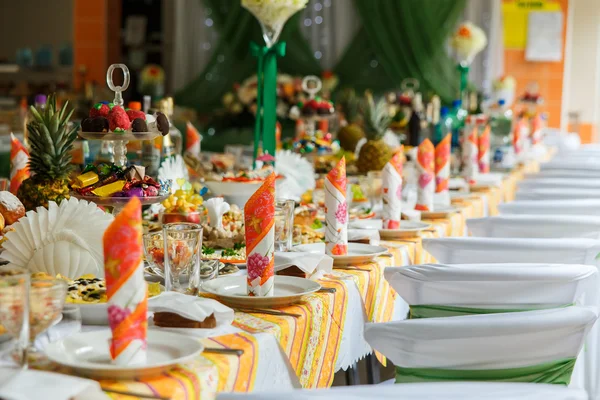 Served for a banquet table — Stock Photo, Image