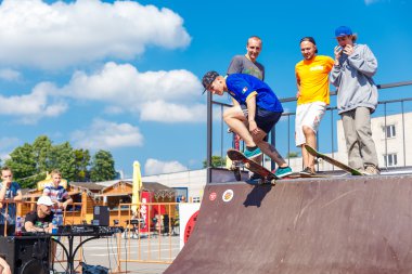 Sporcular kaykay Challenge rekabet