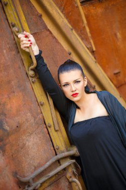 esmer güzel yakın çekim portre