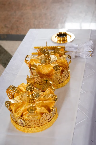 Wedding crowns — Stock Photo, Image