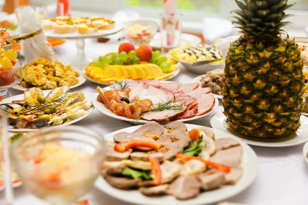 Served for a banquet table — Stock Photo, Image