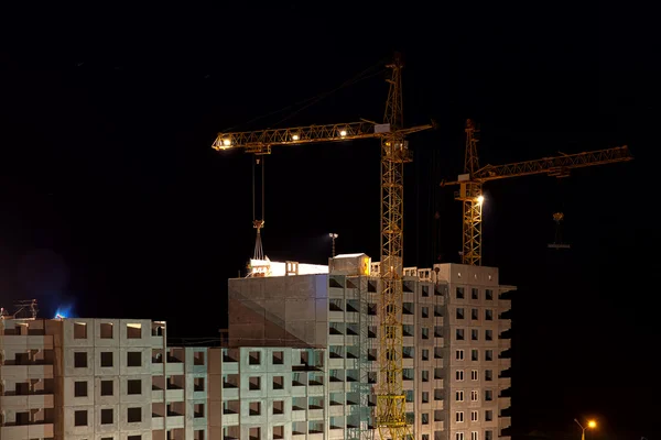 Hochhäuser im Bau — Stockfoto