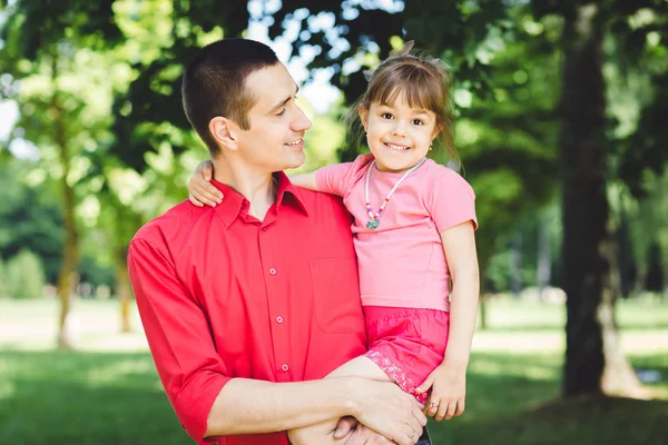 Pai e filha — Fotografia de Stock