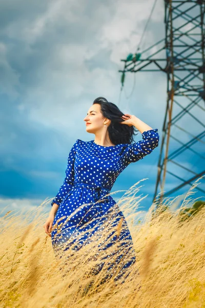 Portret sztuka piękna brunetka — Zdjęcie stockowe