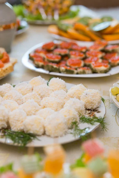 Disposizione dei biscotti al cocco — Foto Stock