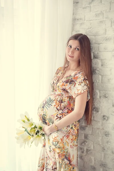 Portrait de femme enceinte — Photo