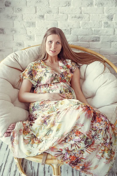 Beauty Pregnant Woman — Stock Photo, Image