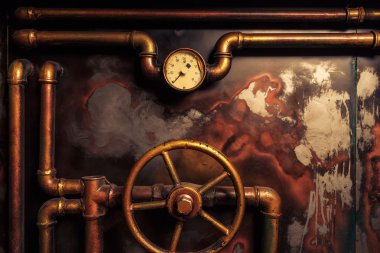 arka plan vintage steampunk