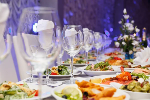 Served for a banquet table — Stock Photo, Image