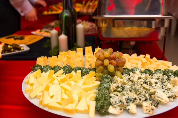 Vários queijos franceses diferentes — Fotografia de Stock