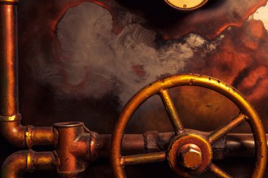 arka plan vintage steampunk