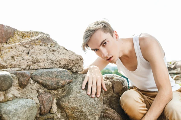 Portrait of handsome man — Stock Photo, Image