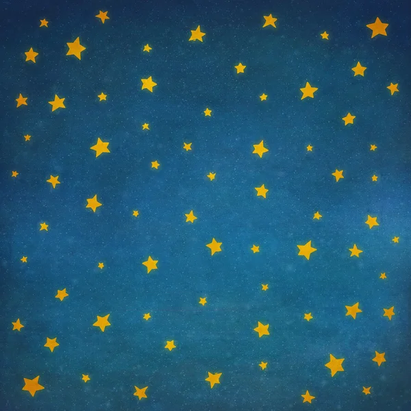 Estrellas en el cielo nocturno, fondo ilustración arte — Foto de Stock