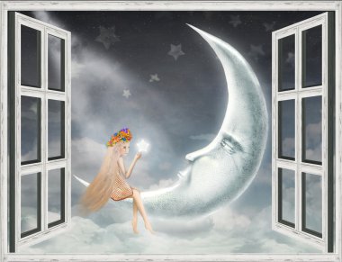 Bir gece görüş--dan a pencere çizimi