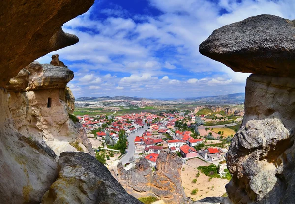 카파도키아, 터키에서 Cavusin의 보기 — 스톡 사진