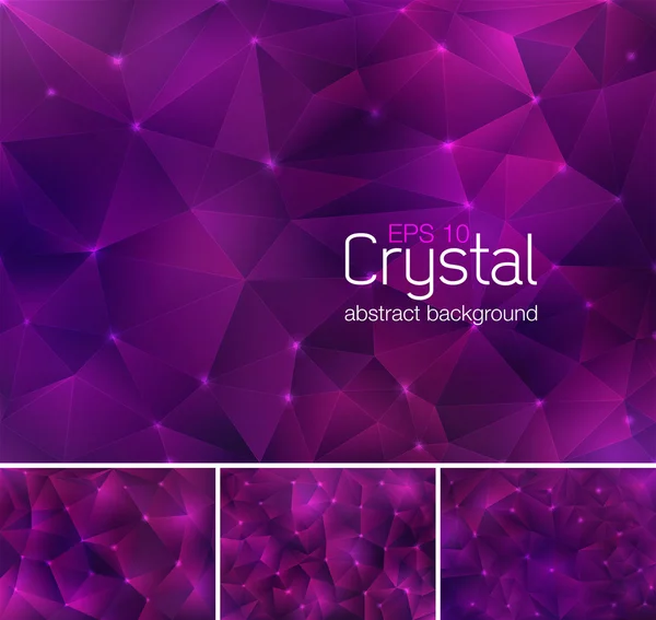 Cristal fond abstrait — Image vectorielle