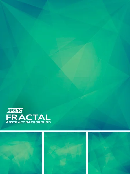 Fractal Abstract Background — Stock Vector