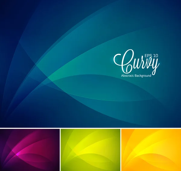 Curvy fundo abstrato —  Vetores de Stock